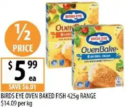 Supabarn Birds eye oven baked fish offer