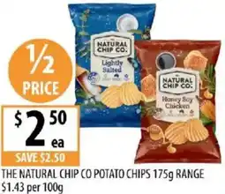 Supabarn The natural chip co potato chips offer