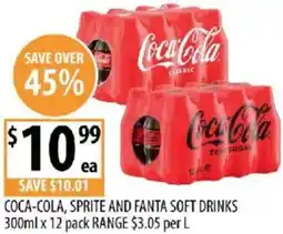 Supabarn Coca-cola, sprite and fanta soft offer