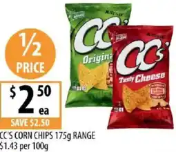 Supabarn Cc's corn chips offer