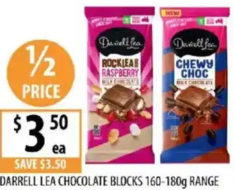 Supabarn Darrell lea chocolate blocks offer