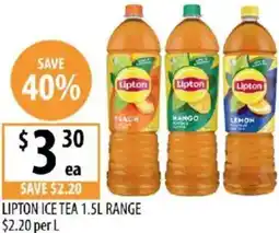 Supabarn Lipton ice tea offer