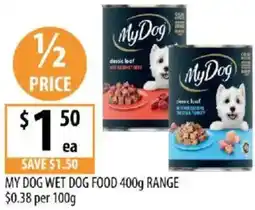 Supabarn My dog wet dog food offer
