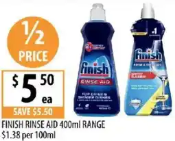Supabarn Finish rinse aid offer