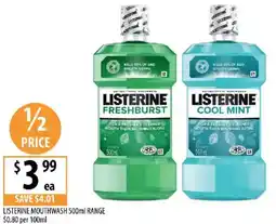 Supabarn Listerine mouthwash offer