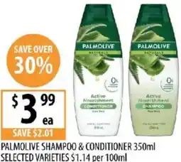 Supabarn Palmolive shampoo & conditioner offer
