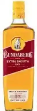 Supabarn Bundaberg extra smooth red rum offer