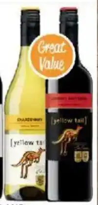 Supabarn Yellowtail wines offer