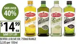 Supabarn Bertolli olive oil offer