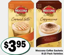 Friendly Grocer Moccona coffee sachets offer