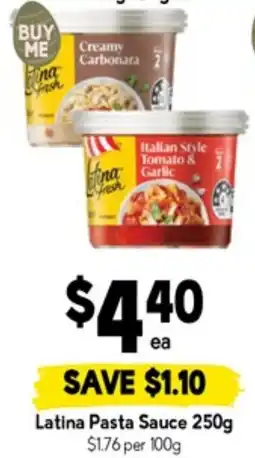Drakes Latina pasta sauce offer