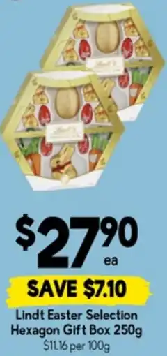 Drakes Lindt easter selection hexagon gift box offer