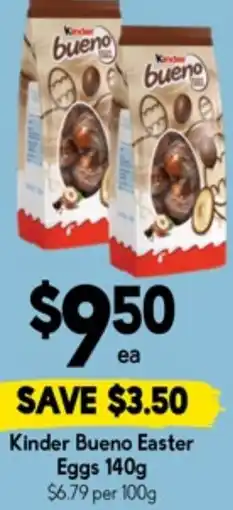 Drakes Kinder Bueno Easter Eggs offer