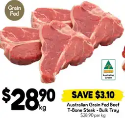 Drakes Australian Grain Fed Beef T-Bone Steak offer