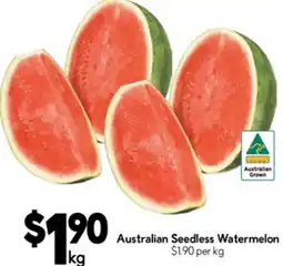 Drakes Australian Seedless Watermelon offer