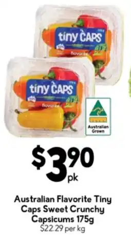 Drakes Australian Flavorite Tiny Caps Sweet Crunchy Capsicums offer