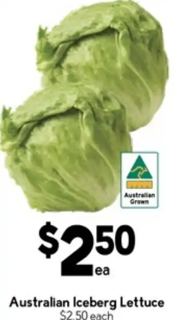 Drakes Australian Iceberg Lettuce offer