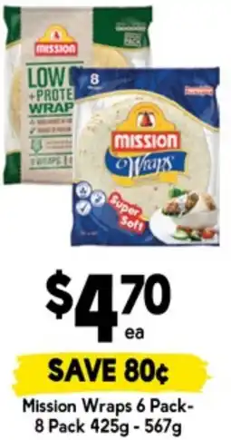Drakes Mission Wraps offer