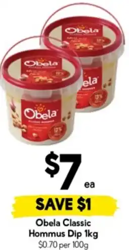 Drakes Obela Classic Hommus Dip offer
