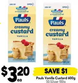 Drakes Pauls Vanilla Custard offer
