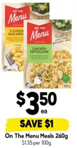Drakes On The Menu Meals offer