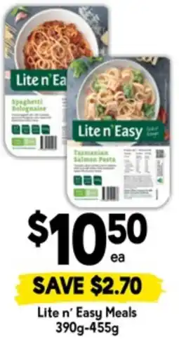 Drakes Lite n' Easy Meals offer