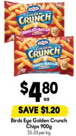 Drakes Birds Eye Golden Crunch Chips offer