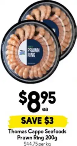 Drakes Thomas Cappo Seafoods Prawn Ring offer