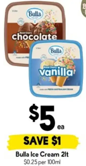 Drakes Bulla Ice Cream offer