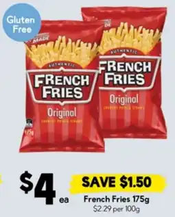 Drakes French Fries offer