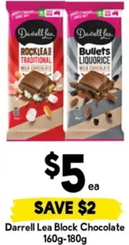 Drakes Darrell Lea Block Chocolate offer