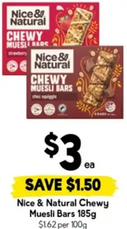 Drakes Nice & Natural Chewy Muesli Bars offer