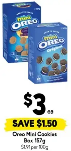 Drakes Oreo Mini Cookies Box offer