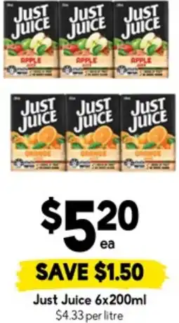 Drakes Just Juice offer