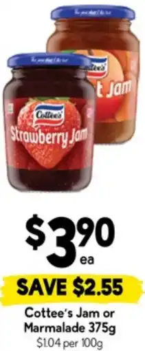 Drakes Cottee's Jam or Marmalade offer