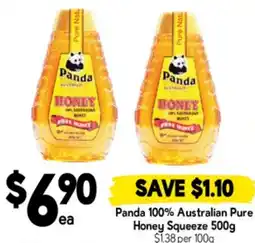 Drakes Panda 100% Australian Pure Honey Squeeze offer