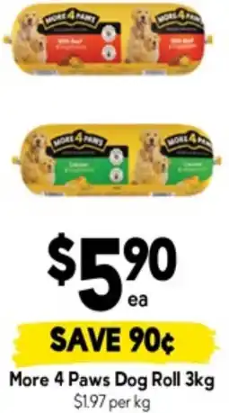 Drakes More 4 Paws Dog Roll offer
