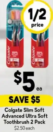 Drakes Colgate Slim Soft Advanced Ultra Soft Toothbrush offer