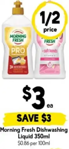 Drakes Morning Fresh Dishwashing Liquid offer