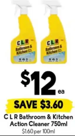 Drakes CLR Bathroom & Kitchen Action Cleaner offer