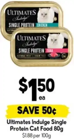 Drakes Ultimates Indulge Single Protein Cat Food offer