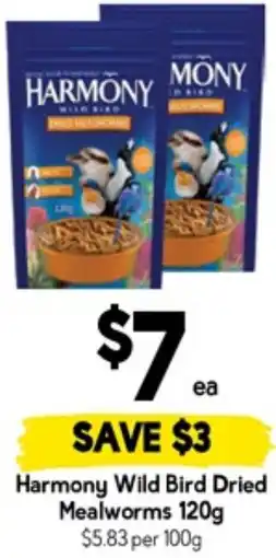 Drakes Harmony Wild Bird Dried Mealworms offer