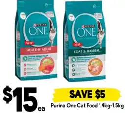 Drakes Purina One Cat Food offer