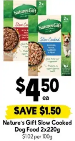 Drakes Nature's Gift Slow Cooked Dog Food offer