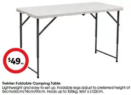Coles Trekker Foldable Camping Table offer