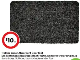Coles Trekker Super Absorbent Door Mat offer
