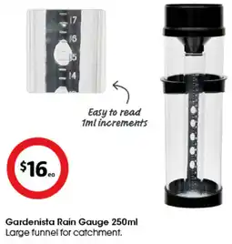 Coles Gardenista Rain Gauge offer