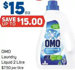 Foodland Omo laundry liquid offer