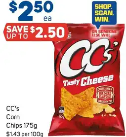 Foodland Cc's corn chips offer