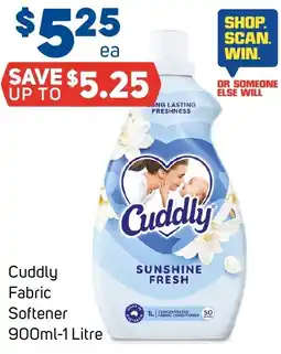 Foodland Cuddly fabric softener offer